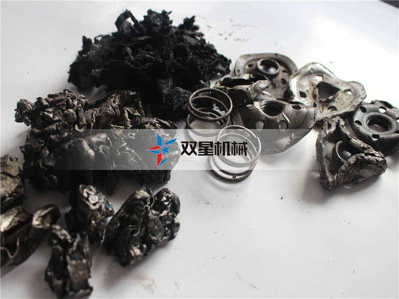 機油濾芯粉碎機粉碎效果