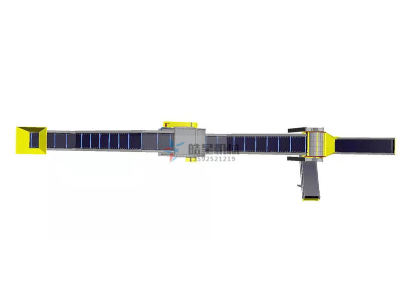 鋁型材粉碎機生產線布局圖